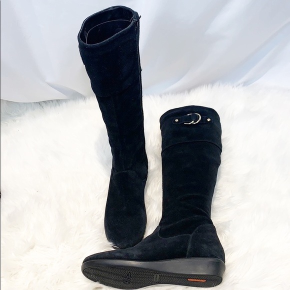 Cole Haan Shoes - Cole Haan Waterproof Black Suede Nike Air Boots